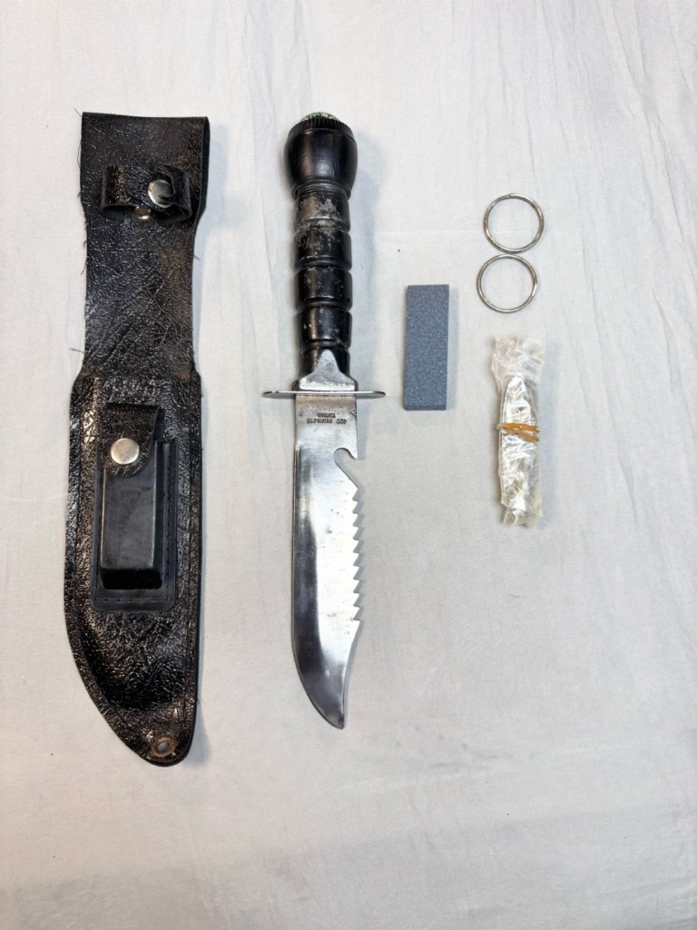 Vintage 420 Taiwan Rambo Survival Knife 1980s